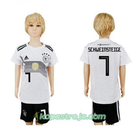 Billiga Fotbollströjor Tyskland Schweinsteiger 7 Barn WM 2018 Hemma tröja